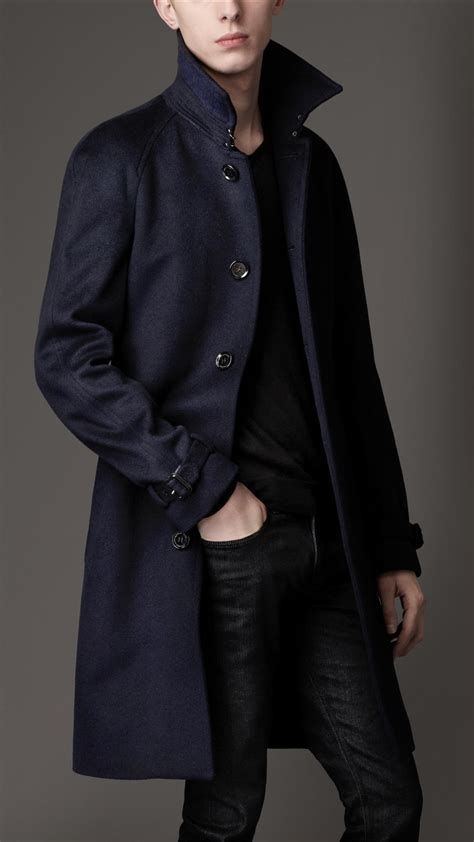 burberry london mantel wool cashmere|Burberry clothing for men.